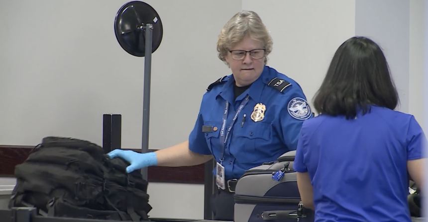 TSA at COS Airport